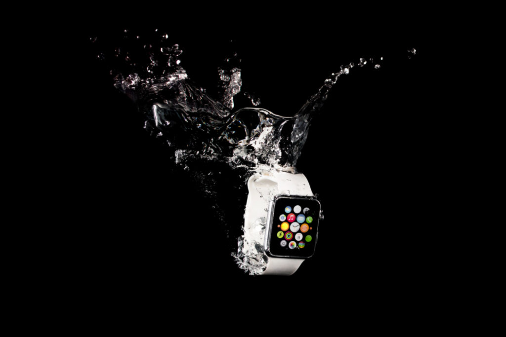 smartwatch submerged